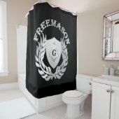 銀組積記号 シャワーカーテン (インサイチュ)