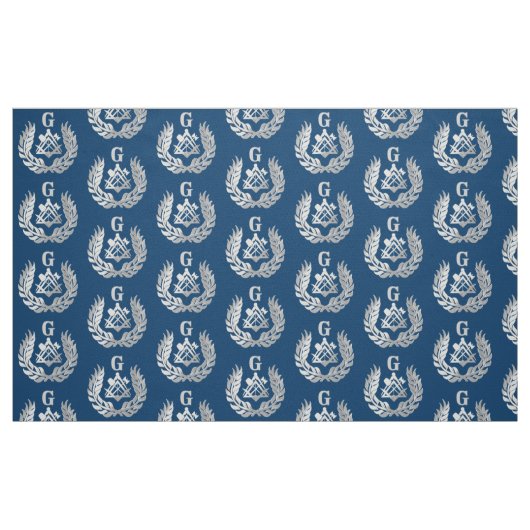 銀組積記号 ファブリック (ファットクウォーター)