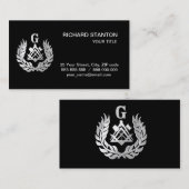 銀組積記号 名刺 (正面/裏面)