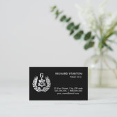 銀組積記号 名刺 (スタンド正面)