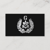 銀組積記号 名刺 (裏面)