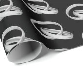 銀結婚帯 ラッピングペーパー (ロールコーナー)