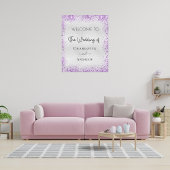 銀結婚紫の輝きは歓迎する ポスター