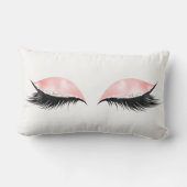 銀結晶グリッターピンクブラックメイクアップまぶし ランバークッション (裏面)