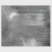 銀絵を描工業抽象芸術グレーグラファイトVip ラッピングペーパー (フラット)