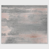 銀絵を描産業セメントグレーバラ金ゴールド ラッピングペーパー (フラット)