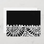 銀網模様 インビテーションポストカード (正面/裏面)