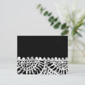 銀網模様 インビテーションポストカード (スタンド正面)