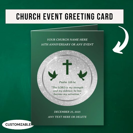 銀緑感謝教会創立記念日 カード