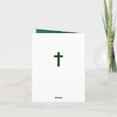 銀緑感謝教会創立記念日 カード (裏面)