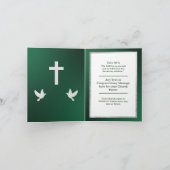 銀緑感謝教会創立記念日 カード (内部)