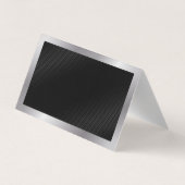 銀縁ど |黒のパターン 名刺 (裏面)