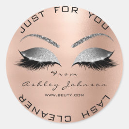 銀美しいサロングリッターバラ金ゴールドラッシュクリーナー ラウンドシール