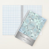 銀色のウミガメの名前の年 ノートブック (内側)