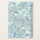 銀色のウミガメの名前の年 ノートブック (裏面)