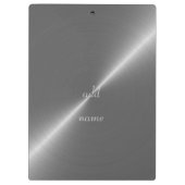 銀色のクリップボード クリップボード (裏面)