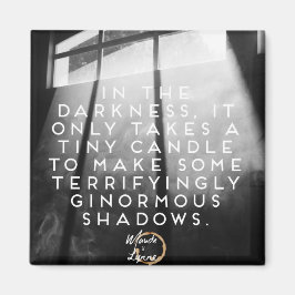 銀色のシャドウ磁石 マグネット