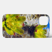銀色のチョラサボテンの野花 Case-Mate iPhoneケース (裏面 (横))