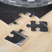 銀色のディスコ・ボール ジグソーパズル (側面)