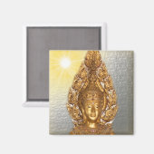 銀色の仏 マグネット (正面/裏面)