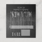 銀色の星シャワー プレイスカード (外部開封)