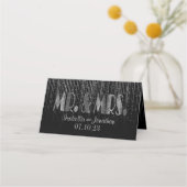 銀色の星シャワー プレイスカード (裏面)