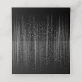 銀色の星シャワー プレイスカード (内部開封)