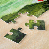 銀色の月のジグソーパズルの光で ジグソーパズル (側面)