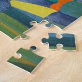 銀色の月の光で浮かぶゴミ ジグソーパズル (側面)