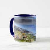 銀色の月の光によって マグカップ (正面左)