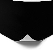 銀色の月（白） ポスター (角)