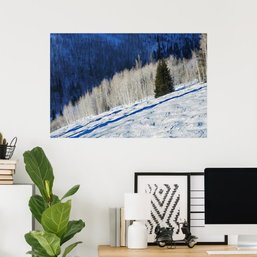 銀色の木 ポスター (ホームオフィス)