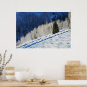 銀色の木 ポスター (キッチン)