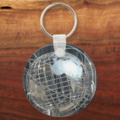 銀色の球体 キーホルダー (正面)