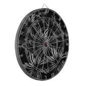 銀色の花 ダーツボード (正面左)