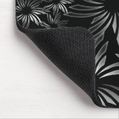 銀色の花 マウスパッド (コーナー)