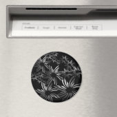 銀色の花 マグネット (インサイチュ (食洗機))