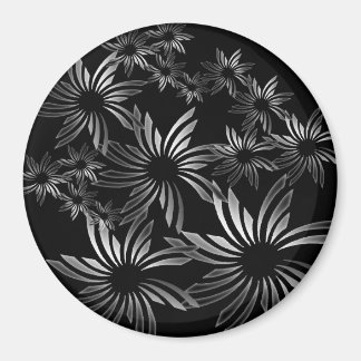 銀色の花 マグネット