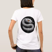 銀色の蛇 Tシャツ (裏面)