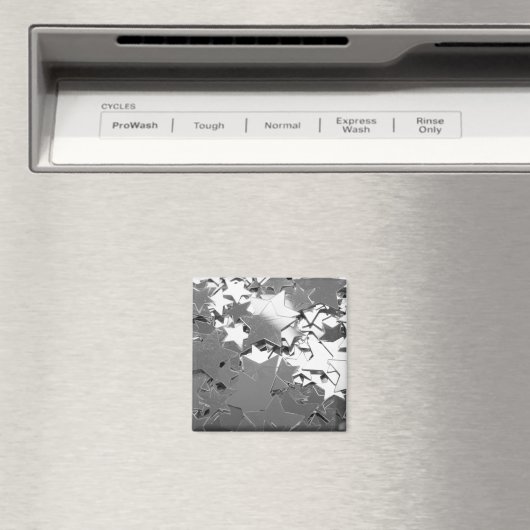 銀色の装飾星 マグネット (インサイチュ (食洗機))