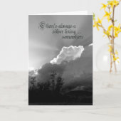 銀色の裏返しのグリーティングカードがあります カード (黄色い花)