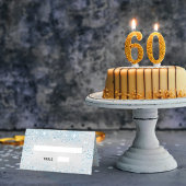 銀色の輝き プレイスカード