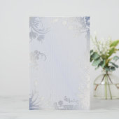 銀色の輝き – 文房具 便箋 (スタンド正面)