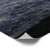 銀色の青い夕日 ポスター (角)