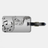 銀色の音符 ラゲッジタグ (裏面横)