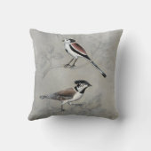 銀色の鳥獣 |ペア クッション (裏面)