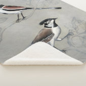 銀色の鳥獣 |ペア シェルパブランケット (3/4)