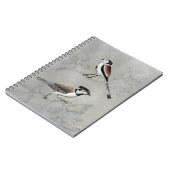 銀色の鳥獣 |ペア ノートブック (左側)