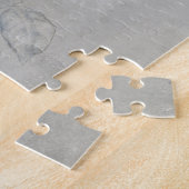 銀色の鳥獣 |鳥のカップル ジグソーパズル (側面)