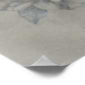 銀色の鳥獣 |鳥のカップル ポスター (角)